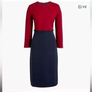 J. Crew Combo Dress in Tall 8